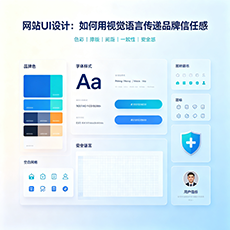 鄂尔多斯建站-网站UI设计：如何用视觉语言传递品牌信任感