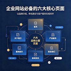 鄂尔多斯建站-企业网站必备的六大核心页面