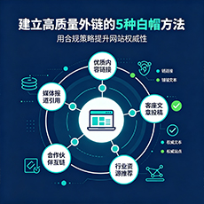 鄂尔多斯建站-建立高质量外链的5种白帽方法